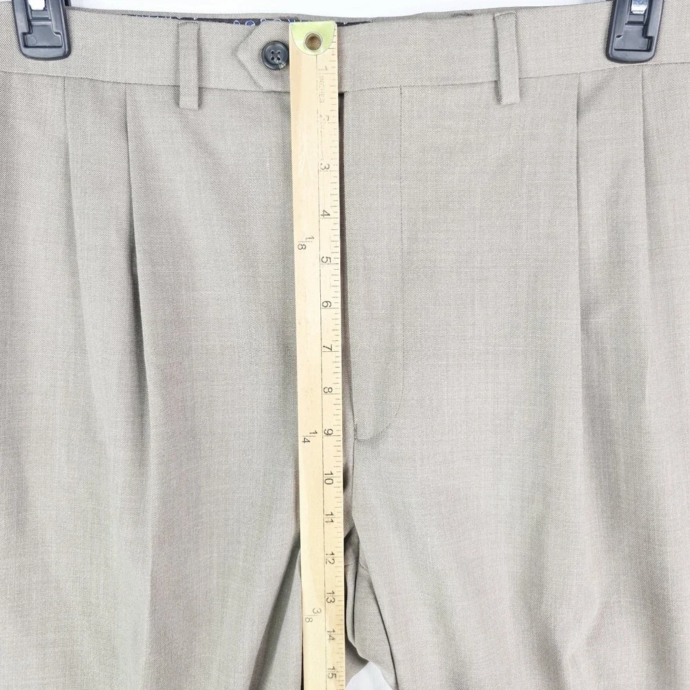 Lauren Ralph Lauren Mens 42X32 Tan Dress Pants Classic Fit Ultraflex Stretch NWT